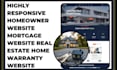 build homeowners website mortgage website real estate home warranty website