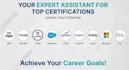 help to get cisa, microsoft azure, AWS, and pmp certifications