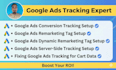 setup and fix google ads enhanced conversion tracking and cart data issue