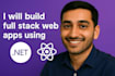 develop enterprise web apps using asp net, react, and ai
