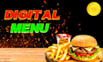 design digital menu or menu board for your resturant