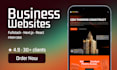 build a modern business website with next js and react
