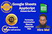 automate google spreadsheet and make mobile application