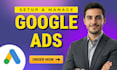 manage google ads campaign setup ppc adwords as an ads expert with ads manager