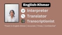 translate from cambodian to english