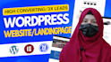 create a single page website to 3x business leads