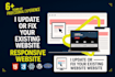 fix, update, or customize your website