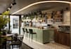 organice 3d espresso bar,restaurant interior,cgi mocha lounge,cafe layout render