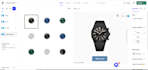 customize and configure watch on shopify kickflip and zakeke, wordpress
