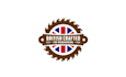 design awesome british crafted woodworking logo