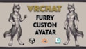 create you a custom vrchat avatar 3d character furry model