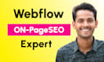 optimize webflow website with complete on page SEO service