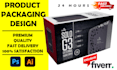 do product packaging box design and amazon packaging design
