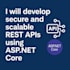 develop secure and scalable rest apis using asp net core