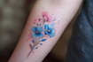 custom a watercolor tattoo design