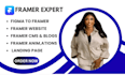 do professional website design and development on framer