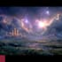 draw fantasy background and landscape