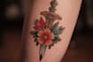 custom a watercolor tattoo design