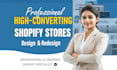 build shopify store design or redesign shopify website