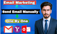 manually send emails one by one