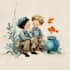 draw digital watercolour children book illustration