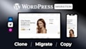 migrate or clone your website to wordpress with elementor