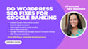 do wordpress SEO fixes for google rankings