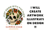 do something art with skull theme and more illustration