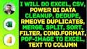 do excel data cleanup dedupe sorting conditional formatting