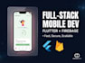 develop flutter mobile app with nodejs rest api backend