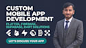 create custome mobile app, flutter, nodejs backend, api integration