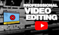 professionally edit your youtube video