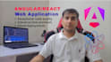develop custom web app in angular or react with java backend