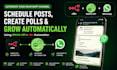 automate whatsapp channel posting, scheduling and polls using waha and n8n