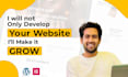 develop and design your business website in wordpress