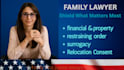 be your lawyer on settlement agreement, separation and parenting plan