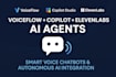 build voiceflow copilot studio chatbots autonomous agent setup with elevenlabs