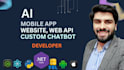 do ai mobile app , ai website, app developer