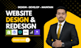 expert custom website designer, build, develop create wordpress, shopify, wix