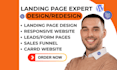 design carrd website redesign worpress elementor landing page design carrd co