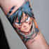 make comic cartoon anime tattoo design
