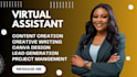 be your personal executive virtual assistant creative assistant for social media