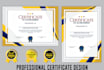 create professional diploma, degree award and certificate design