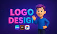 design editable canva logo within 24 hours