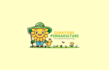 design unique start family farm logo