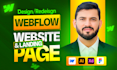 design webflow website webflow redesign webflow landing page
