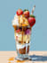 make a food pop art illustration