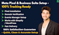 setup facebook pixel and meta business suite
