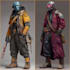 create illustration fantasy sci fi character design