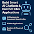 build custom rag application, ai chatbot and llm web app using langchain